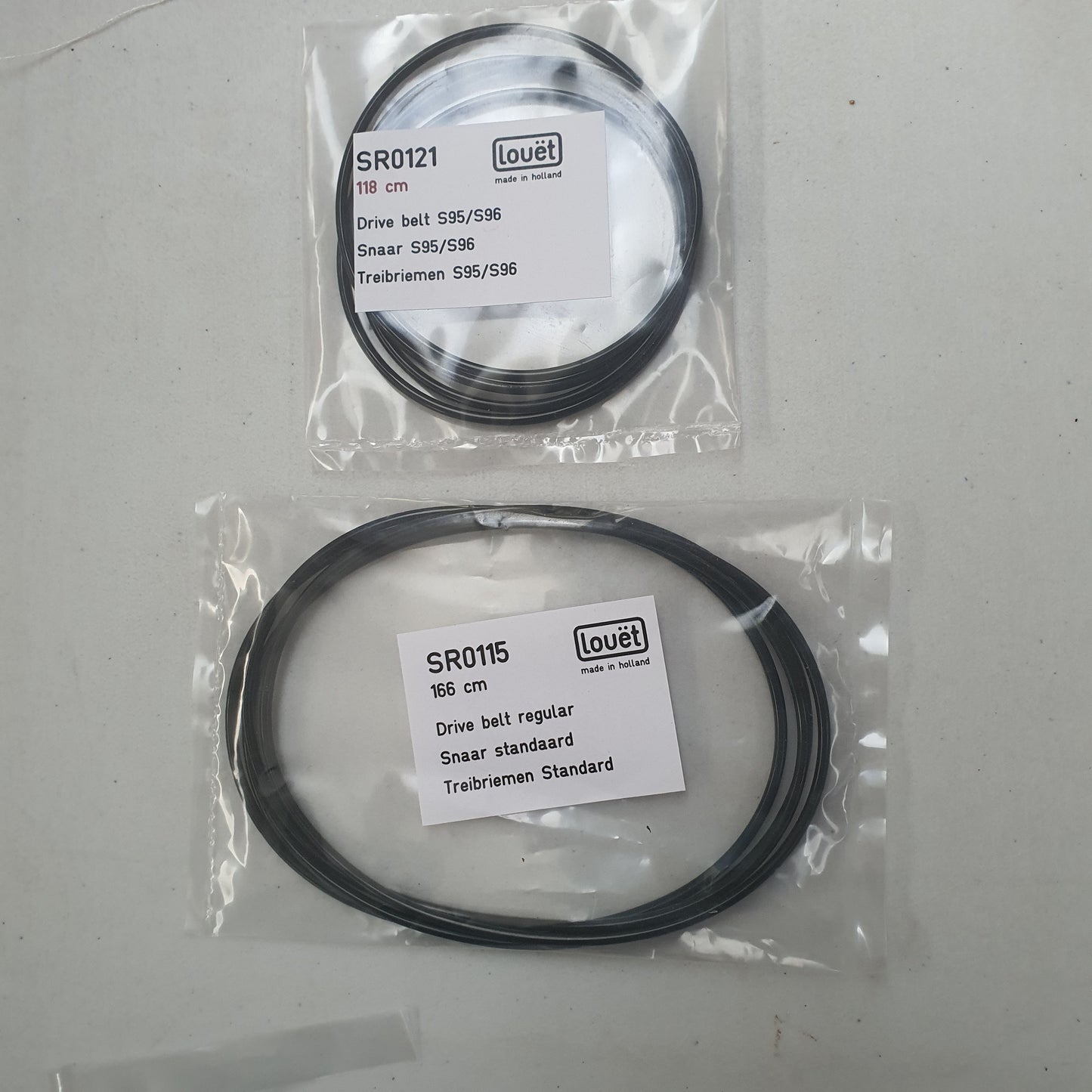 Drive belts for Louet spinning wheels